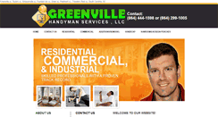 Desktop Screenshot of greenvillehandymanservices.com